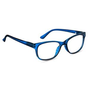 Adult Blue Light Square Glasses, Blue